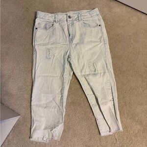 Art Class Light Blue Cropped Jeans